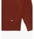 Maglia girocollo a trecce
