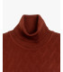 Turtleneck sweater with textured knit.