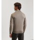 Fine-knit cardigan with high collar