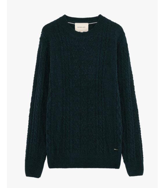Maglione girocollo in ciniglia