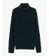 Chenille turtleneck sweater