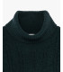 Chenille turtleneck sweater