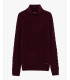 Chenille turtleneck sweater