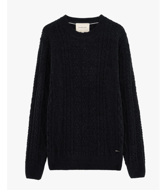 Maglione girocollo in ciniglia