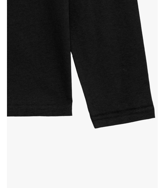T-shirt maniche lunghe in cotone