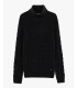 Chenille turtleneck sweater