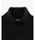 Chenille turtleneck sweater