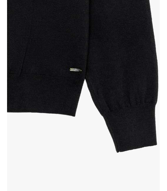 Maglione girocollo in misto lana