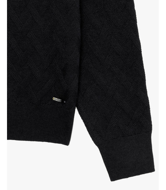 Maglione girocollo in misto lana
