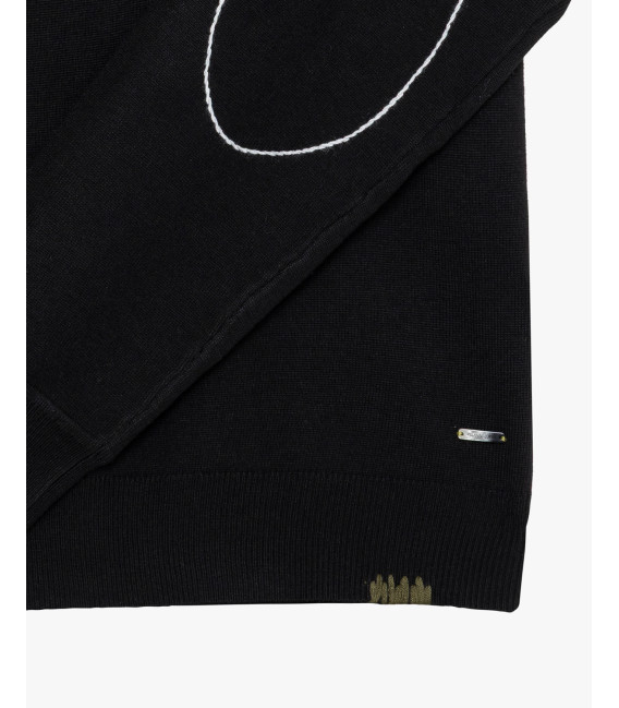 Maglione girocollo in misto lana