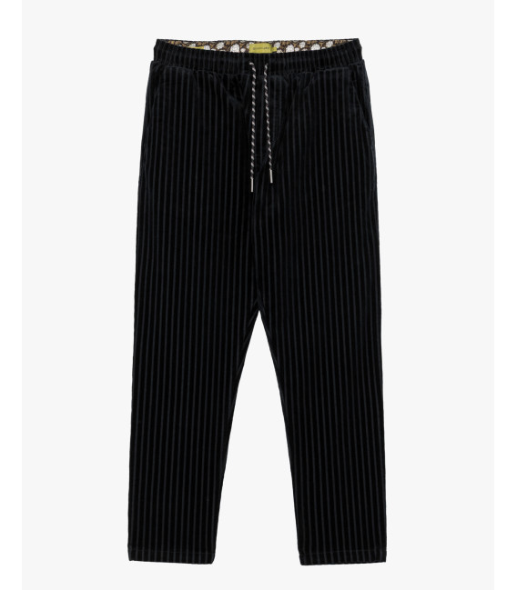 Corduroy drawstring trousers