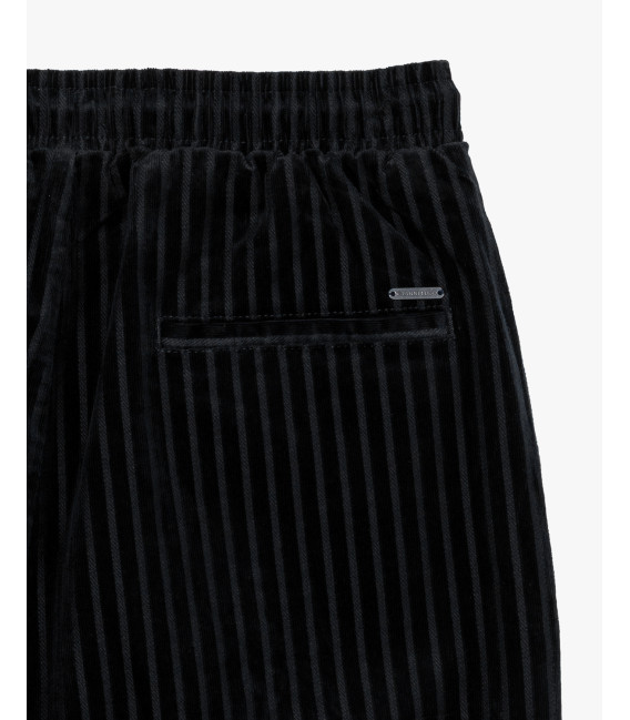 Corduroy drawstring trousers