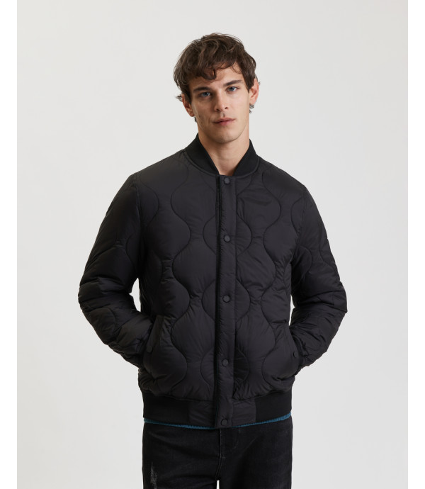 More about Quilted bomber jacket