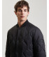 Quilted bomber jacket