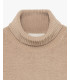 Chenille turtleneck sweater