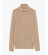 Chenille turtleneck sweater