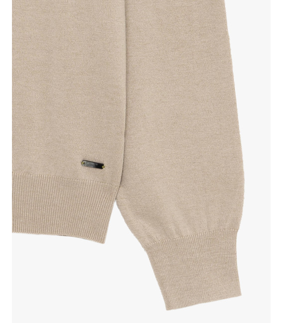 Maglione girocollo in misto lana