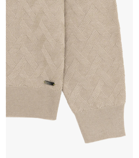 Maglione girocollo in misto lana