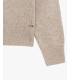 Maglia girocollo raglan boucle