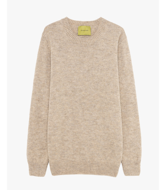 Maglione boucle girocollo