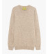 Maglione boucle girocollo