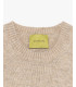 Maglione boucle girocollo