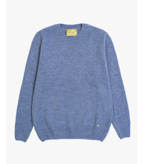 Maglione boucle girocollo