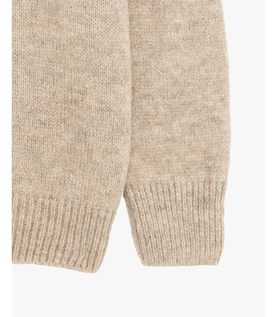 Maglione boucle girocollo