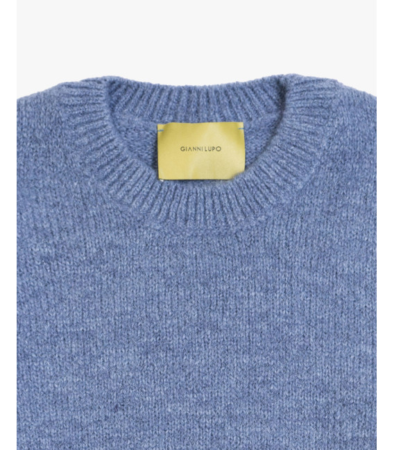 Maglione boucle girocollo