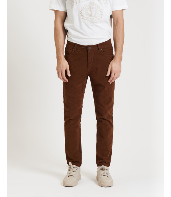 BRUCE regular slim trousers in corduroy
