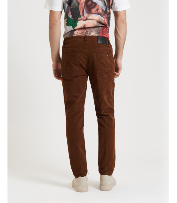 BRUCE regular slim trousers in corduroy