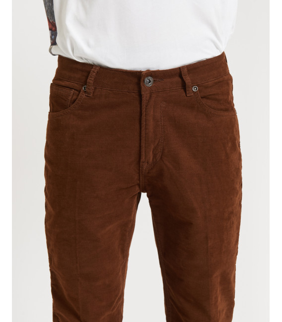 BRUCE regular slim trousers in corduroy