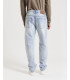 Jeans ALEX straight fit light wash con graffi