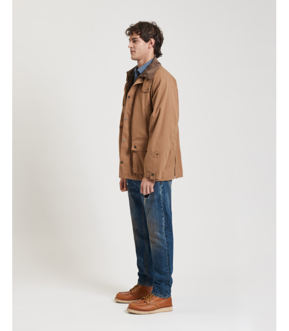 GRANT carrot fit jeans in vintage wash with patch