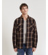Overshirt in flanella a quadri