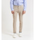 Slim fit chinos in woven textured fabric