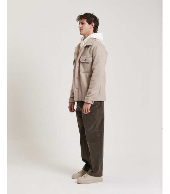 Boxy fit overshirt