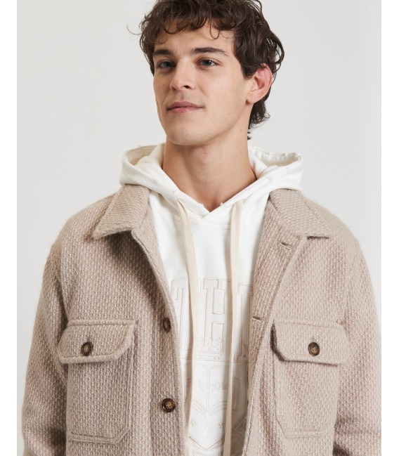 Boxy fit overshirt