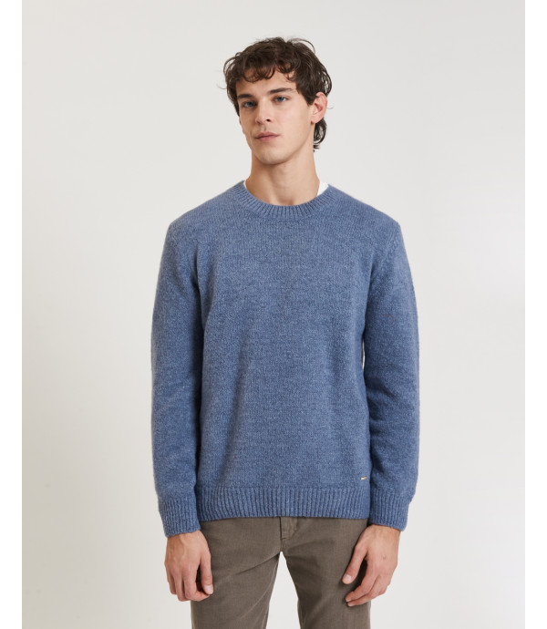 Maglione boucle girocollo