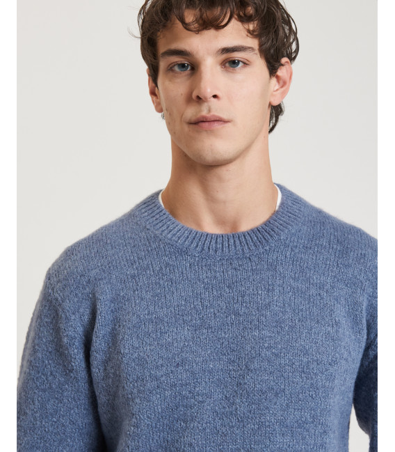 Maglione boucle girocollo