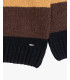 Multicolor striped turtleneck sweater in wool blend