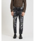 Jeans MIKE carrot cropped fit rip & repair