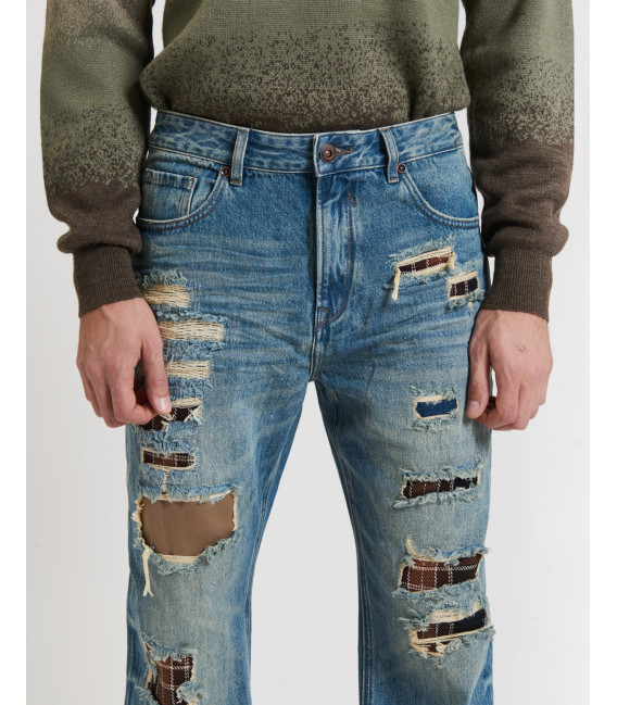 Jeans ALEX oversize fit rip&repair