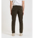 Slim fit corduroy cargo trousers