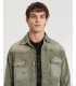 Washed corduroy shirt