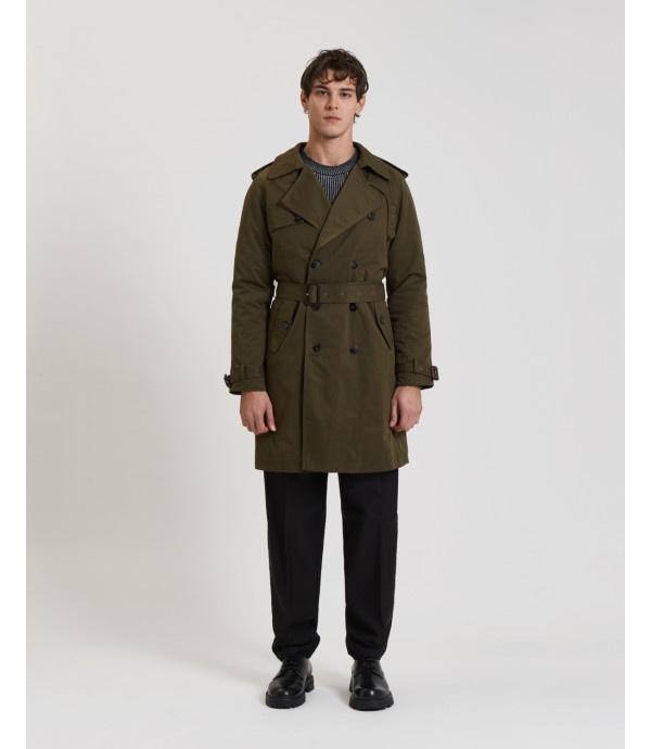 Double breasted trench coat