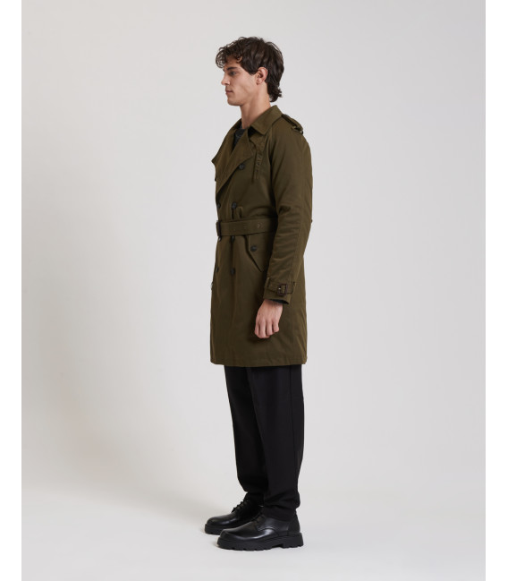 Double breasted trench coat