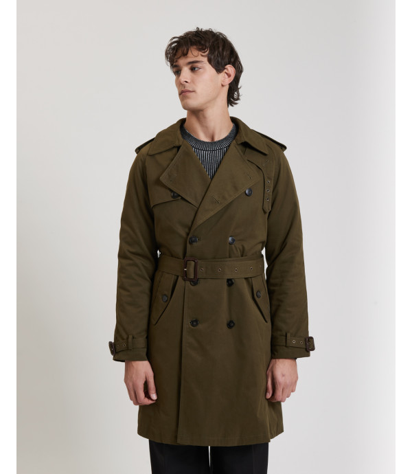 Double breasted trench coat