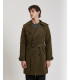 Double breasted trench coat