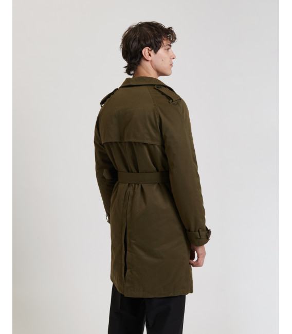 Double breasted trench coat